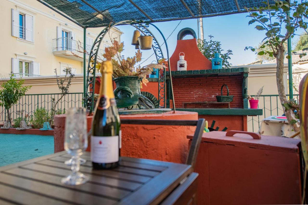 Fay'S Barbeque Garden House -Family Activities Corfu Port Apartment ภายนอก รูปภาพ