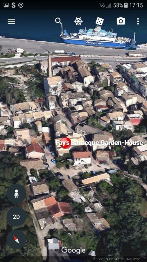 Fay'S Barbeque Garden House -Family Activities Corfu Port Apartment ภายนอก รูปภาพ